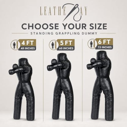 Jiu Jitsu Judo Punching Bag Grappling Dummy Standing Position Wrestling Throwing BJJ Dummy Jiu Jitsu Punching Bag Black -Unfilled - size: 59 inches (5 ft)