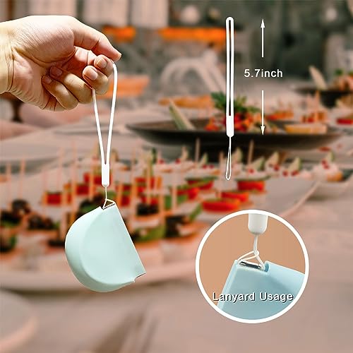 Silicone Retainer Case Soft Upgraded Cute Aligner Slim Partial Denture Container Holder Night Guard Braces with Lanyard for Girl Women Men Travel (Military Green) - color: Military Green