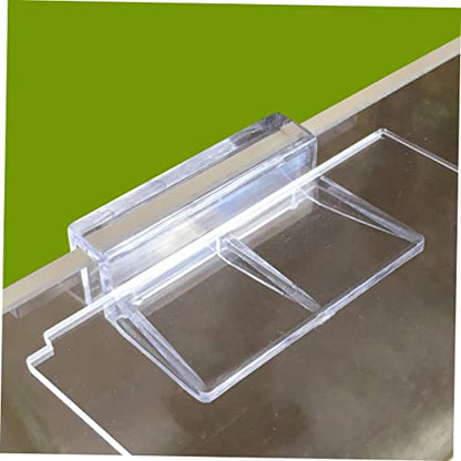 LIOOBO 10pcs Acrylic Support Frame for Fish Tanks Clips Aquarium Lid Clips Aquariums Fish Tank Rack