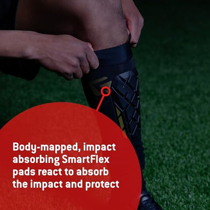 G-Form Pro-S Elite X Shin Guard - Athletic Safety Gear - Protective Sports Shin Guards for Soccer & More - size: Adult Small