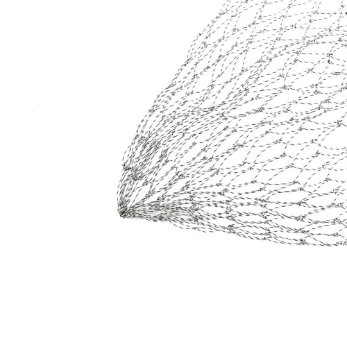 ‌Fishing Landing Net Replacement Nylon Mesh Catch & Release Net for Bass/Trout - size: 40×60cm