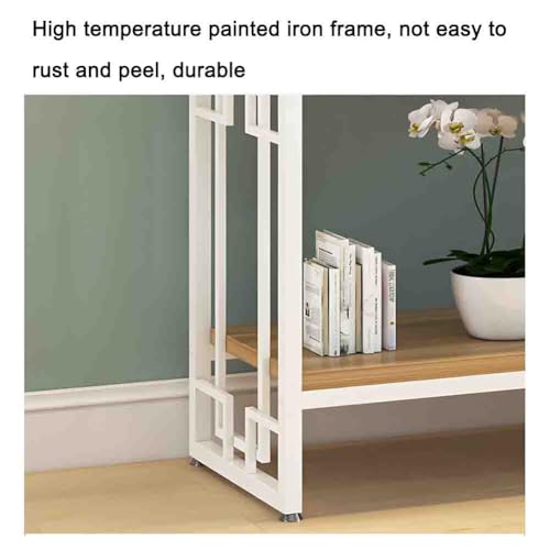 Metal Aquarium Stand, Heavy Duty 2-Tier Fish Tank Rack Shelf, Torage Rack Bracket for Fish Tank Accessories Storage, for Home Office (Gold a)