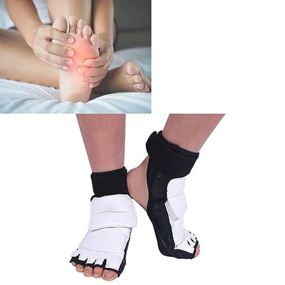 Taekwondo Foot Protector Double Fixation Elastic Cloth Surrounding Design for Kids - size: Small