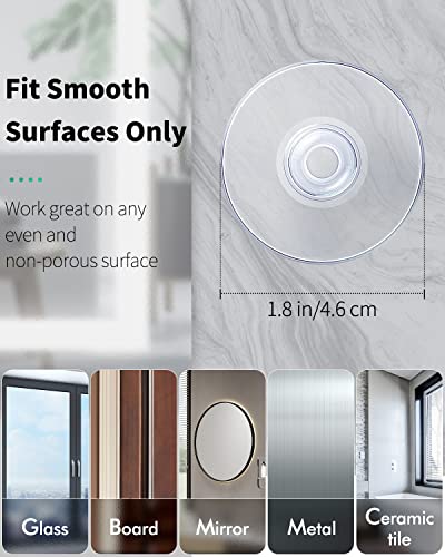 Pawfly 20 Pack Suction Cups 1.8 Inch, Small Rubber Suction Cups for Home Kitchen Bathroom Organization Christmas Decoration Window - style: 1.8 in 20pcs