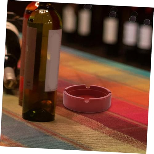 BESTYASH Non Slip Silicone Mat for Wine Bottles Reusable Glass Bottle Holder Slip Coaster for Beer Elegant Design for Home Bar and Party Food Grade Silicone Inner