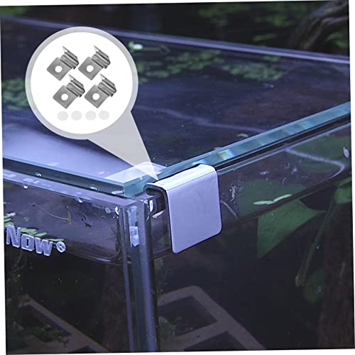 BESPORTBLE 12pcs Fish Tank Glass Cover Brackets Aquarium Lid Clips for Easy Installation and Compatible Fish Tanks