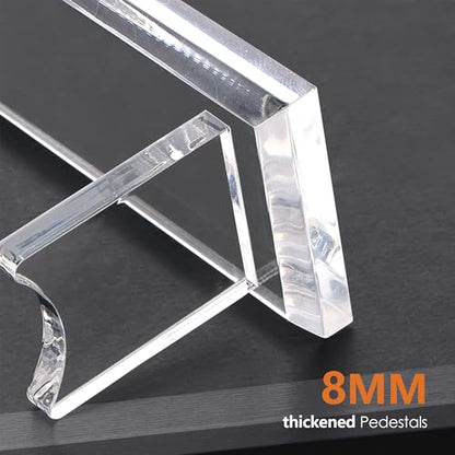Acrylic Pen Holder Display Stand, Shop Fountain Pencil Makeup Brush Rack, Ballpoint Pen Showholder, Paintbrush Drying Rack Organizer Desk for Home School Office Or Store Use - style: 1 Tier