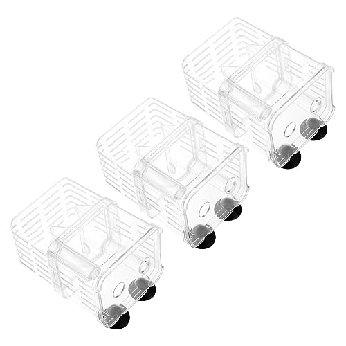 Toddmomy 3pcs Fish Acclimation Box Isolation Boxes for Aquariums Juvenile Fish Separation