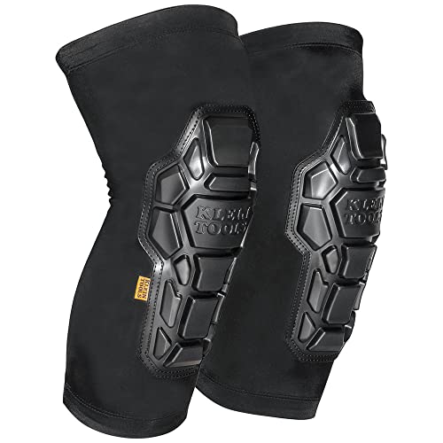 Klein Tools 60611 Knee Pads, Heavy-Duty Padded Knee Sleeves, L/XL - size: L/XL