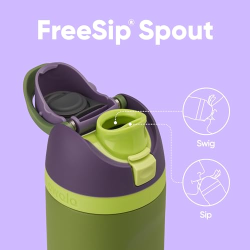 Owala Marvel FreeSip Stainless Steel Water Bottle 24 oz Hulk - color: Hulk, size: 24 Ounces