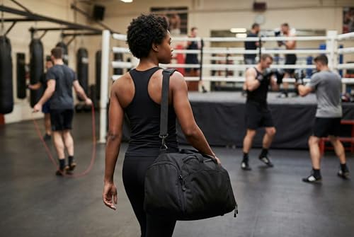 Personalized Martial Arts Duffel Bag – Custom Name Gym Bag for Karate, Taekwondo, Jiu Jitsu & MMA – Youth & Adult Training Gear Bag - color: Black, style: Marital Arts