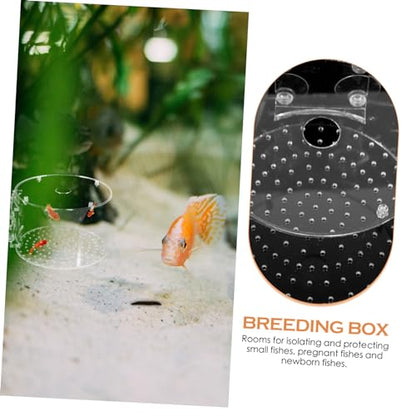 POPETPOP Fish Breeding Box for Aquarium Lightweight Separator for Fish Tank for Shrimp Survival Rate Easy to Carry and Store