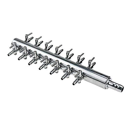 Dahszhi Aquarium 14 Way Inline Air Flow Control Lever Valve Splitter - size: 14 Ways