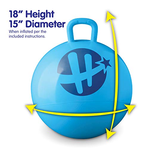 Hedstrom Disney Frozen Hopper Ball, Hop Ball for Kids, inflates up to 15" - color: Disney Frozen