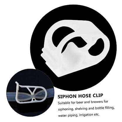 10pcs Adjustable Siphon Hose Control Clamps Silicone Tube Clips for Flow Regulation Gardening Laboratories and Chemical Applications