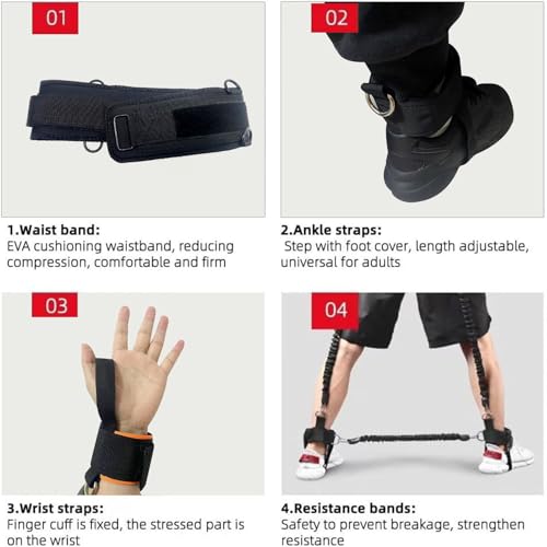 Boxing Resistance Bands, Full Body Physical Workout Trainer