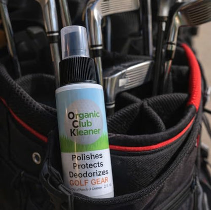 OCK Organic Golf Club & Gear Cleaner, Polish and Shoe Deodorizer 2oz Fluid Spray
