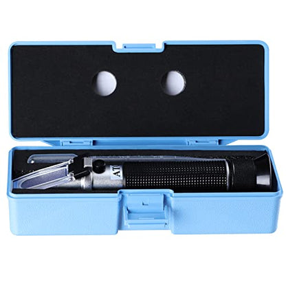 Salinity Refractometer for Seawater Aqaurium Fishkeeping Salinity Tester Meter Dual Scale-Specific Gravity Salinity Hydrometer 0-100PPT & 1.000-1.070