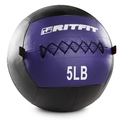 RitFit Soft Medicine Ball for Strength and Conditioning Workouts - size: 5lb