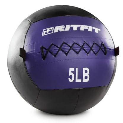 RitFit Soft Medicine Ball for Strength and Conditioning Workouts - size: 5lb