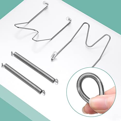 Hotop 12 Pcs Wall Plate Hangers Wire Invisible,8/10/12 Inch,Silver - color: Silver, size: 8/10/12 Inch