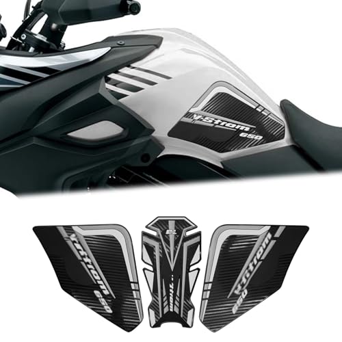 for V-Strom DL650 2025 2026 V-Strom 650 XT 650XT DL 650 Motorcycle Stickers Rubber Oil Tank Pad Protector Side Non-Slip Protection Decals (c)