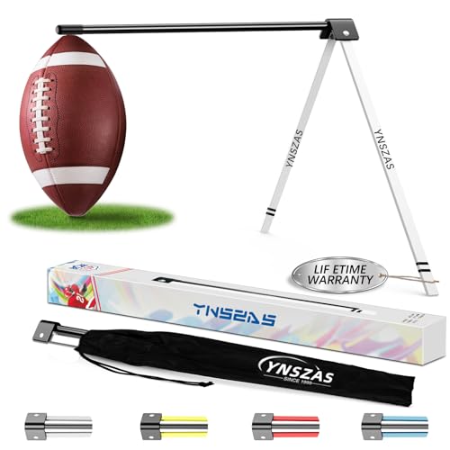 𝙉𝙀𝙒 Football Kicking Tee, Portable Field Goal Kicking Holder Stand, Kickoff Tee Compatible with All Football Sizes, Football Training Practice Equipment for Adult & Youth - color: White, size: 1 PCS
