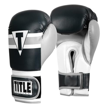 Title Boxing World Bag Boxing Gloves - color: Navy/Grey/White, size: 14 oz