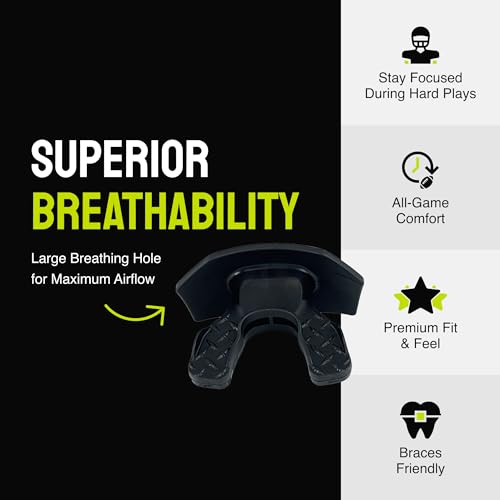 DAMAGE CONTROL Youth Football Mouth Guard – Charged Up - color: Charged Up