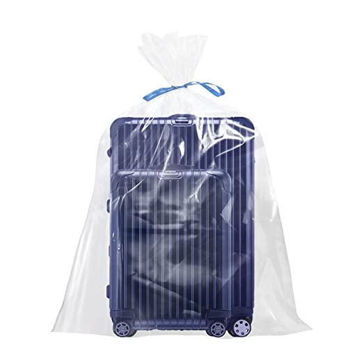 Jumbo Clear Storage Bags, Pack of 6, 40" x 60" XXL Dustproof Plastic Suitcase Bag, Waterproof Storage Bag for Luggage, Chairs, Luggage, Stroller, Kids Bike, Bicycle and Motorbike
