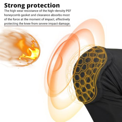 PISIQI Knee Pads Compression Pads Long Leg Sleeve Collision Avoidance Brace - color: Ni Cai Black, size: Small