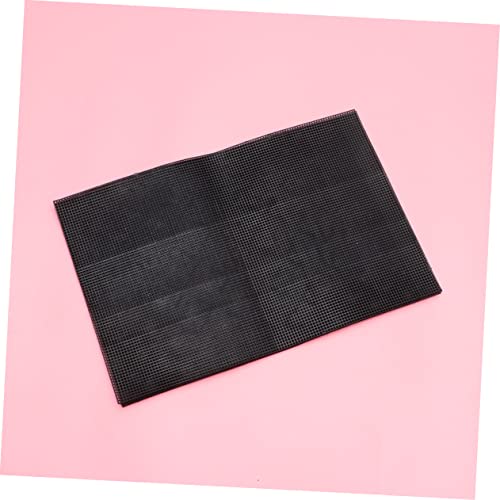 BESPORTBLE 5PCS Cuttable Plastic Mesh Grid for DIY Projects Durable Handmade Mesh Multi Purpose Square for Fish Tanks Crafting and Home Use Black - color: Black