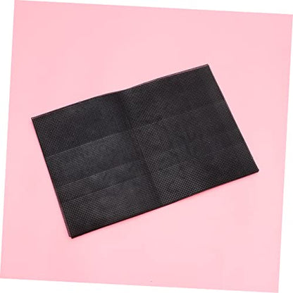 BESPORTBLE 5PCS Cuttable Plastic Mesh Grid for DIY Projects Durable Handmade Mesh Multi Purpose Square for Fish Tanks Crafting and Home Use Black - color: Black