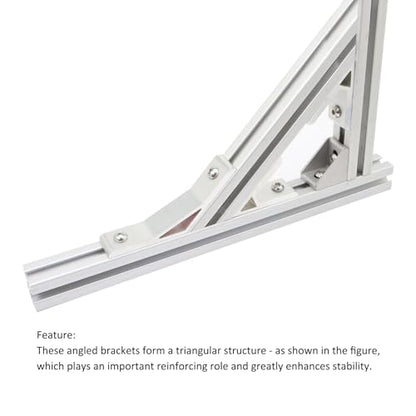 4Pcs 30deg, 4Pcs 150deg 1010 Angle Bracket 1" x 1" 10 Series Aluminum Extrusion 30 Degree Joint Connector Brace for Slot 30° Corner Joiner 150deg 1020 1 Inch Extruded Aluminium Profile - style: 4 sets 30deg 150deg bracket with m6