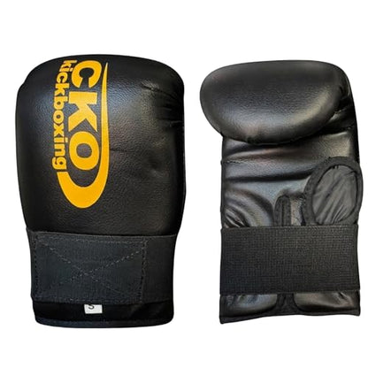 Boxing Bag Mitt Gloves, Lightweight, Shock Absorbing, PU Leather Boxing Training Workout Men & Women - size: Large