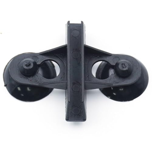 LINLAN Aquarium 10 Pieces Divider Suction Cup Clips, Glass Fixing Clips, Plastic Mesh Board Isolation Holders for Fish Tank (White-Translucent) - color: White-Translucent