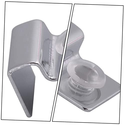 8pcs Stainless Steel Fish Tank Support Brackets for Glass Lid Easy to Install Aquarium Cover Holders and Design Support