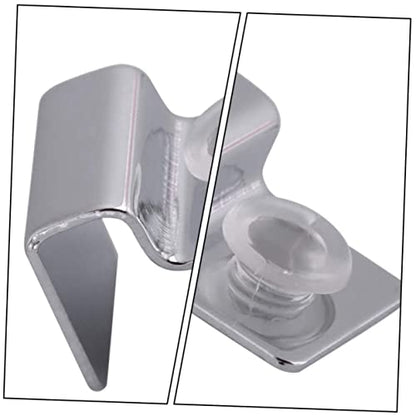 8pcs Stainless Steel Fish Tank Support Brackets for Glass Lid Easy to Install Aquarium Cover Holders and Design Support