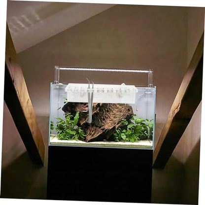 GANAZONO Aquarium Tool Holder -Mounted Organizer for Scissors Tweezers and Maintenance Tools Space-Saving Storage for Fish Tank Care