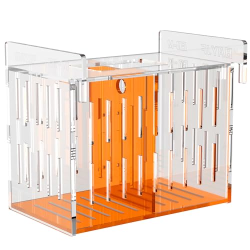 Acrylic Acclimation Box for Saltwater Fish and Reef Coral Quarantine Isolation Box for Aquarium Fish Hydroponic Plant External Breeding Box - size: 9.45inch*6.89inch*8.27inch