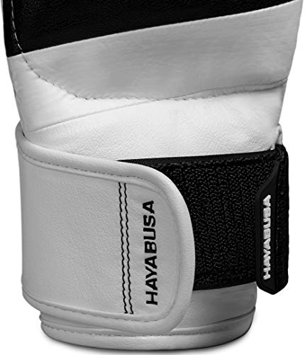 Hayabusa T3 MMA Sparring Gloves | Boxing Gloves, 7oz Gloves, Muay Thai Gloves, Kickboxing Gloves, Fight Gloves Men and Women, Training, Sparring - color: White/Black, size: Small