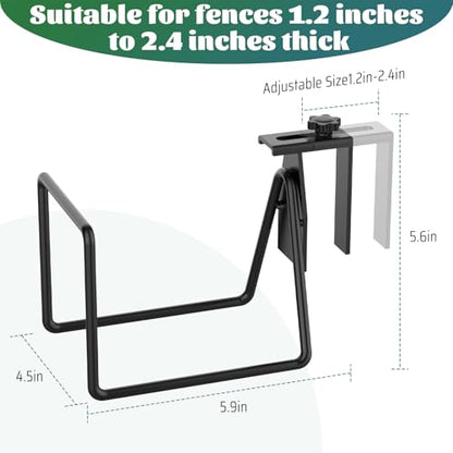 Garden Hose Holder,Adjustable Hose Hanger Wall Mount for Pool Equipment,Heavy Duty Water Hose Hangers for Outside,Sturdy Hose Hooks for Garden (2 Pack) - size: 2 Pack