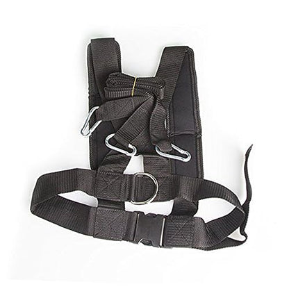 balacoo Adjustable Sled Workout Harness with Padded Shoulder Straps for Resistance Training and Endurance Building Durable Heavy Duty Design for Strength and Speed Training