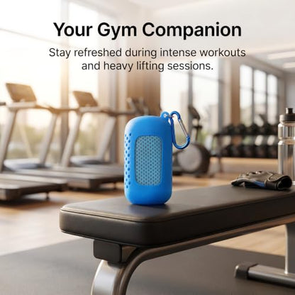 Quick Absorbent Rapid Cooling Travel Sports Towel Lightweight Compact Camping Swimming Gym Blue - color: Blue