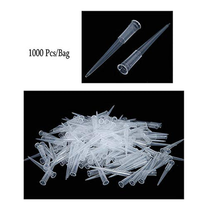 200ul Pipette Tips - Universal Pipette Tips - Clear White,1000 Pcs/Bag - size: 200ul - 1000 Pcs/Bag