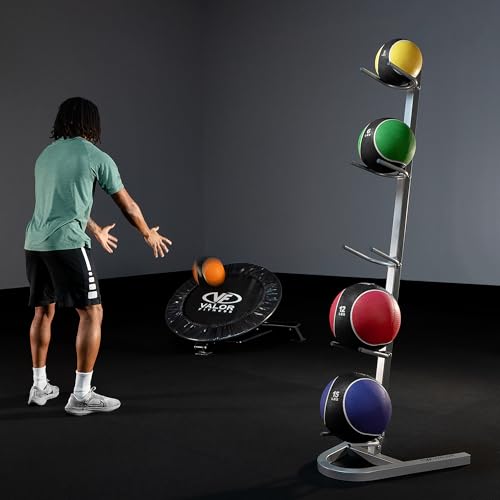 Valor Fitness Adjustable Medicine Ball Rebounder Trainer