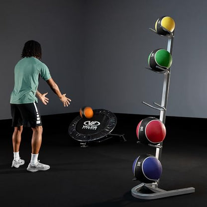 Valor Fitness Adjustable Medicine Ball Rebounder Trainer