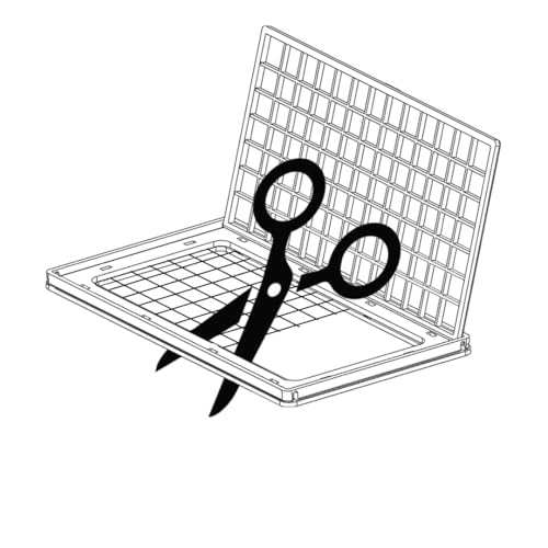Innovative Marine Flip Feed Hinged Feeding Lid - Use with Mesh Screen Aquarium Lids Only