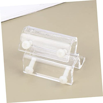 Toddmomy 4pcs Acrylic Fish Tank Bracket Support for Aquarium Covers Compatible Heat Preservation Tool for Open Fish Tanks and Turtles