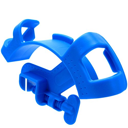 Yosoo Adjustable Aquarium Hose Holder Fish Filter Water Pipe Mount Pack of 5 - Blue